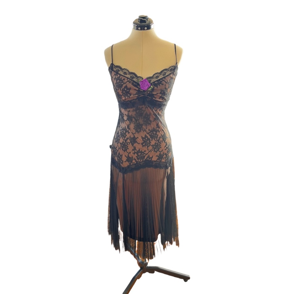Betsey Johnson Black Lace Dress
